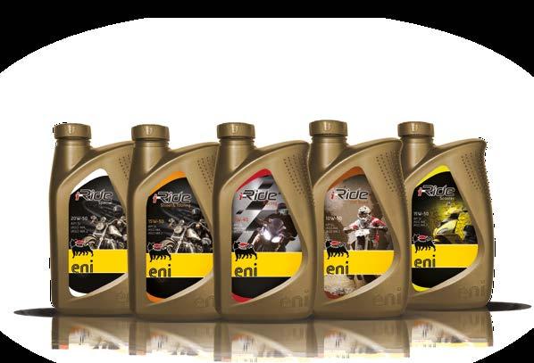 Eni s research has produced a high-performance lubricant line for motorbikes and scooters, capable of guaranteeing power, exceptional results, and reliability