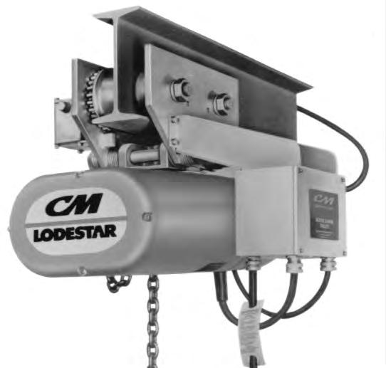 3 ACCESSORIES HOOK SUSPENSIONS Swivel and rigid type hook suspensions (see Figure ) are available for all Lodestar Electric Hoists.