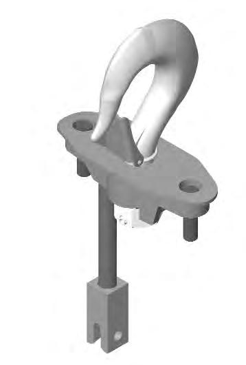 flat flanged beams. LUG SUSPENSION Lug suspensions (see Figure 2) are available for all Lodestar Electric Hoists.