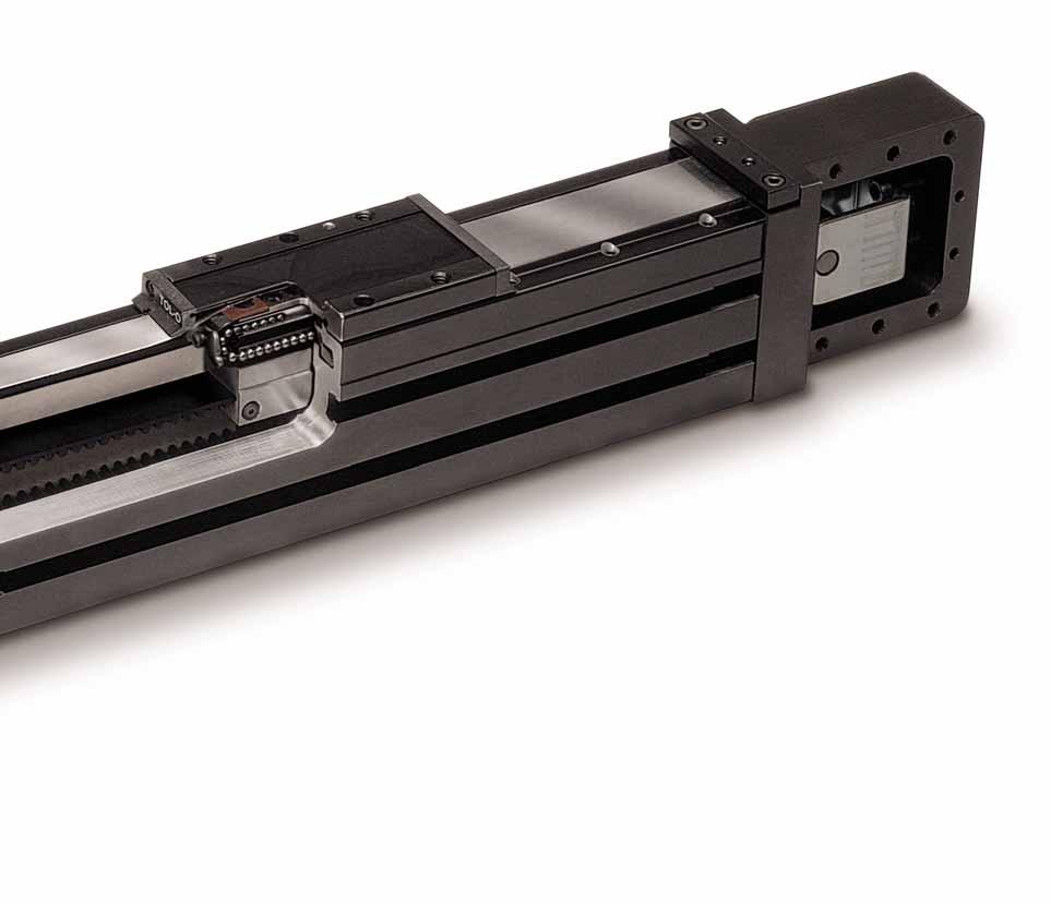 B3W Rodless Belt Actuator TOLOMATIC LINEAR SOLUTIONS MADE EASY PATENTED WEDGE BEARING SYSTEM Unique design incorporates hardened steel raceways integral to the