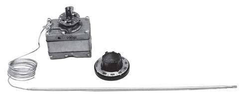 ROBERTSHAW PRODUCTS THERMOSTAT KITS HAVE FOUR 3/8" PIPE FITTINGS. 2 PLUGS ARE SUPPLIED. TWO 1/4" TUBE PILOT OUTLETS ARE PROVIDED WITH 3/16" TUBE ADAPTER AND 1/4" PLUG.