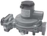 0"- 13" WC 1/4" FPT INLET X 3/4" FPT OUTLET REGULATOR R632-CFF (750,000 BTU) H-1154 H-1155 H-1154 FIRST STAGE HIGH PRESSURE