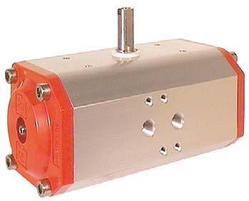escription The actuator is a double-piston actuator, specially designed for operating ball valves and flaps. Two versions are available: double-acting and spring return (single-acting).