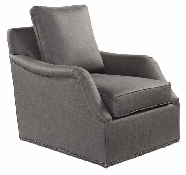 Shown: A400 4 1/2" Slope Arm, Straight Seat Cushion, Large Throw Pillow Back,