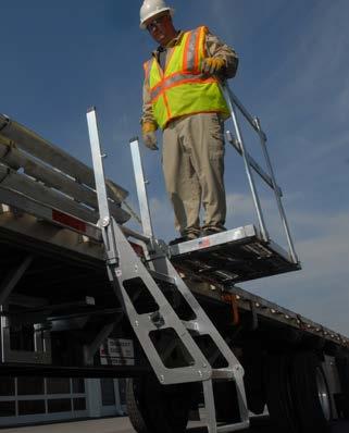 WORK PLATFORMS Our portable, all aluminum work platforms are ideal for extending your trailer s surface area for safe passage around stored materials and equipment and are perfect for safely loading