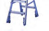 standing step ladder 8671 access from both sides galvanised stiles very appealing design highest stile stability against dents and buckles ergonomically designed aluminium stiles sizes 2, 3 and 4 can