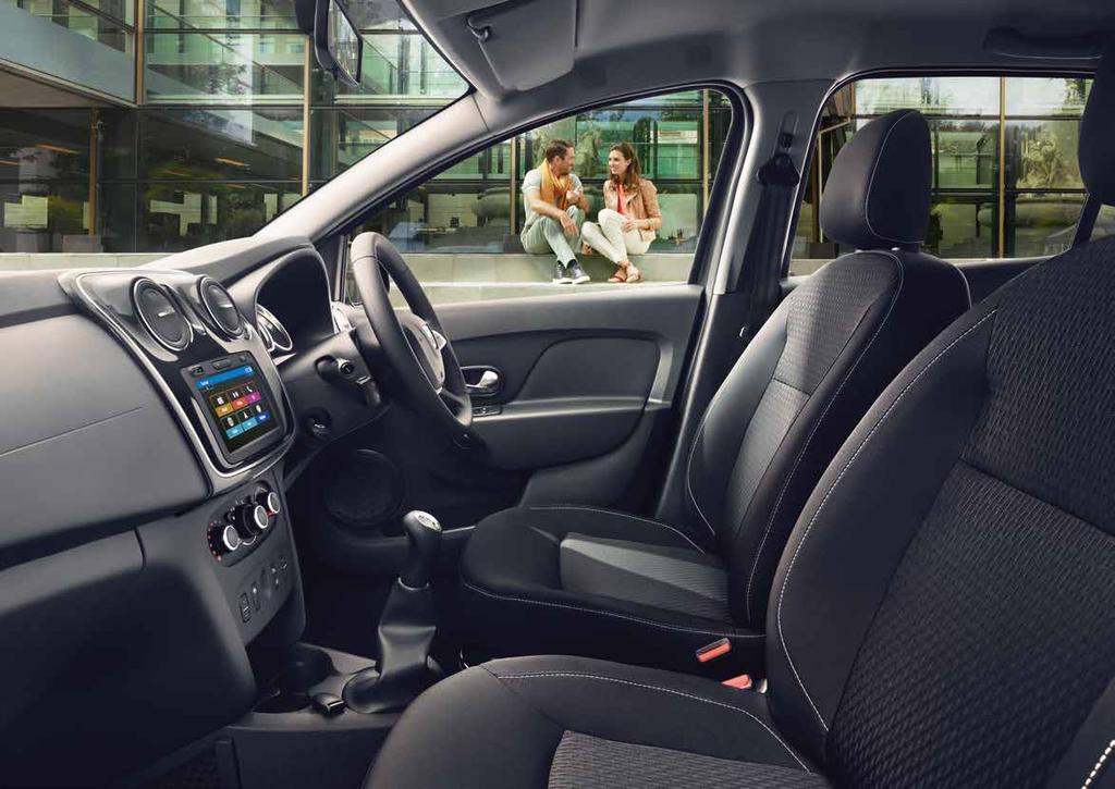Dacia Logan MCV Sitting comfortably? The inside of a Logan MCV is all about making you feel right at home. Big on space. Big on comfort. Nice.