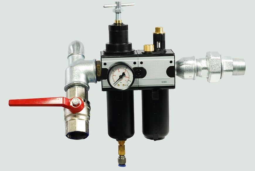 Mixing elements, air maintenance units, 3 air pressure regulators WIWA mixing elements Diameter (mm / inches) Length (mm / inches) Number of elements