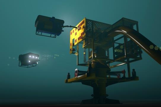 Since the ROV is operating in a distance of up to 6km from its power source, on the ship above, sending power down the umbilical cord is a complex operation.