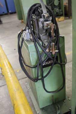 [86-17278] 1 x SCHLATTER, Model RA11-2 Spot Welder for Welding Metal Tapes Tape thickness Span Force 0,5 to 2,0 mm 120 mm