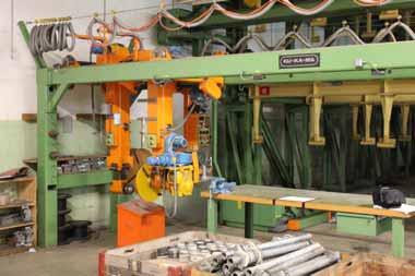 [41-17293] 1 x KUKAMA, Model TAF 16-S Portal Type Rewinding Line 1600 mm Excellent condition rewinder used before to take bobbins from racks and rewind it onto bobbins up to 1600 mm diameter.