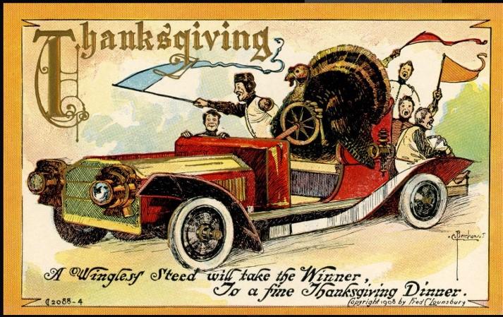 Winners were given free holiday dinners, and a chance to win the Thanksgiving Thunderbird!