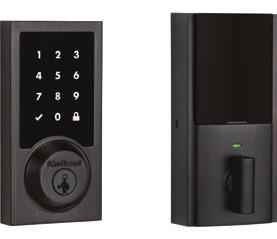 access codes MasterCode feature for improved user access code management Deadbolt and handleset sold separately.