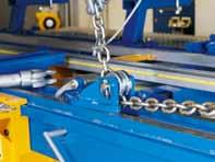 Machine-milled platform surface for precision repairs Powerful 10-ton draw aligner pulls from