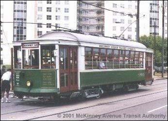 Vintage Trolley and Replica Streetcars Early streetcars typically were made with all-wood bodies or composite wood-and-steel bodies with deck roofs and clerestories.