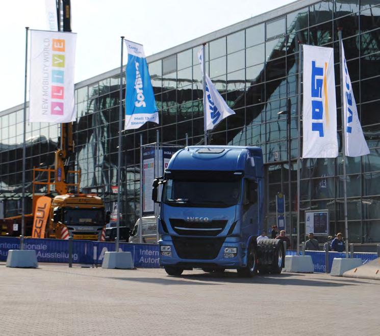 Become part of one of the most dynamic spots at the IAA Commercial Vehicles: present your innovations live and in motion -