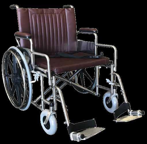 550 lbs Back View Chair With Legrests Warranty: 5 Years on Frame and Crossbraces 1 Year on Moving Parts 90 Days on Soft Goods See