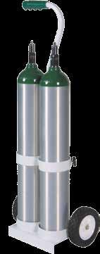 Steel Cylinder Cart Oxygen Cylinder Carts & Stands OX-1000 Stainless Steel Oxygen