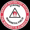 Sticker Warning Signs Size: 3 x 5 Pressure Sensitive Vinyl, Self adhesive Laminate is Flextrack, Non-skid MT-1128