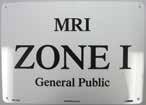 Zone Signs MRI Safety MRI Zone Sign, Zone
