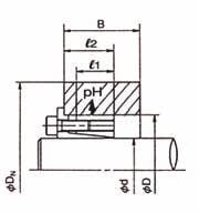 Select a for the shaft diameter (d) from the AE specification tables in this catalogue and verify that the corresponding maximum transmissible torque (Mt) meets the torque requirement as calculated