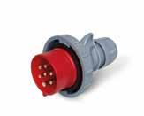 Plugs and sockets for special applications PLUGS OPTIMA-SEVEN Series IP44 IP66/IP67 16A 32A 16A 32A Poles Hz.