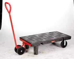 material handling: Platform Trucks 99 Semi-Live Skids Ideal for temporary transport and storage of materials and supplies. Deck s: see it in ACTion www.rcpmaterialhandling.