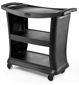material handling: Utility & Service Carts 107 Executive Service Cart The Executive Service Cart is an elegant and versatile solution for back- and front-of-house tasks.