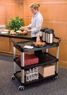 material handling: Utility & Service Carts 109 Xtra Carts Durable and attractive carts storage and transportation for front- and
