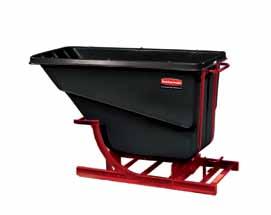 118 material handling: Tilt Trucks Self-Dumping Hoppers Large capacity hoppers store and dump heavy loads with ease.