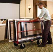 94 material handling: Platform Trucks Sheet & Panel Truck and A-Frame Panel Truck Transport large, bulky sheet goods and hard-to-handle loads such as doors, lumber, sheet rock, tables, and cubicle