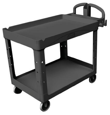 Carts Heavy-Duty Flat Shelf Utility Carts Caster :
