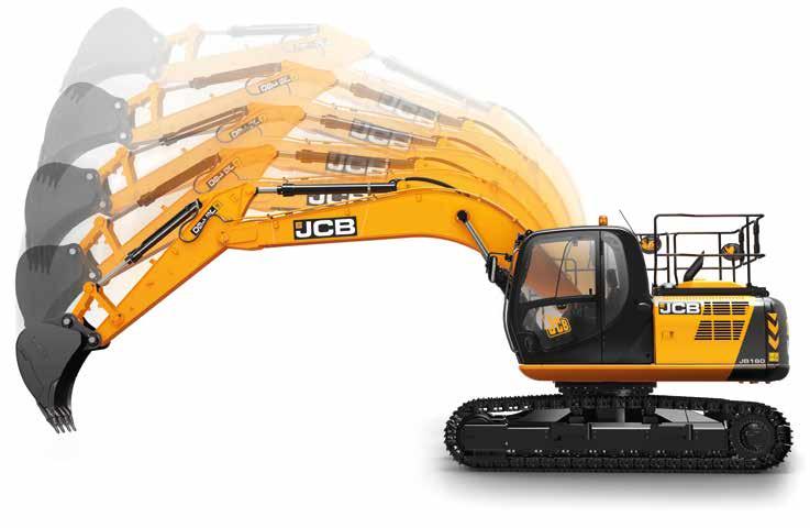MAXIMUM PRODUCTIVITY, MINIMUM SPEND Upping output. 4 Simultaneous tracking and excavating is smooth and fast with an intuitive multifunction operation.