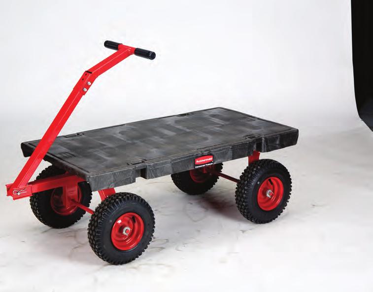 214 Platform Trucks MATERIAL HANDLING 5 th Wheel Wagon Trucks Move heavy loads across rough surfaces, indoors and out.