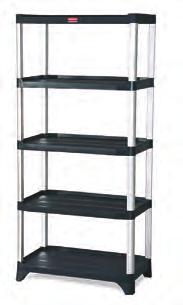 228 Shelving and Audio-Visual Carts MATERIAL HANDLING Shelving Systems Store, organize, and transport in style with these durable and attractive shelving units.