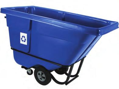truck comes standard with a permanent hot stamp of the universal recycle symbol n Inset wheels on 1 2 and 1 cu yd models protect walls, fixtures, and patrons n Smooth surface is easy to clean and