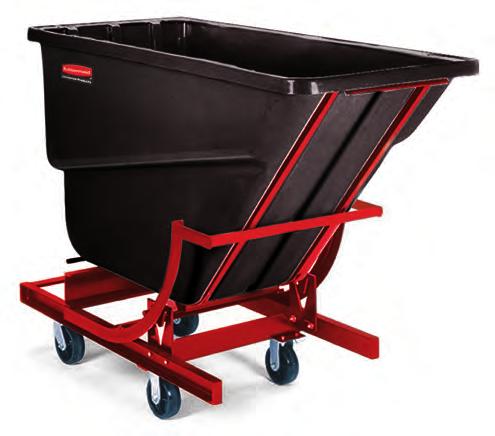 234 Bulk Trucks MATERIAL HANDLING Self-Dumping Hoppers Large-capacity hoppers store and dump heavy loads with ease.