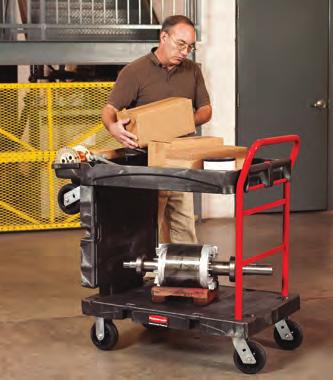 com CASTER DESCRIPTIONS See Caster Guide CART CONFIGURATION n Two-shelf heavy-duty cart holds up to 750 lbs.