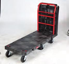 FG449700 PLATFORM TRUCK CONFIGURATION Removable handle can be repositioned to create a heavy-duty platform truck.