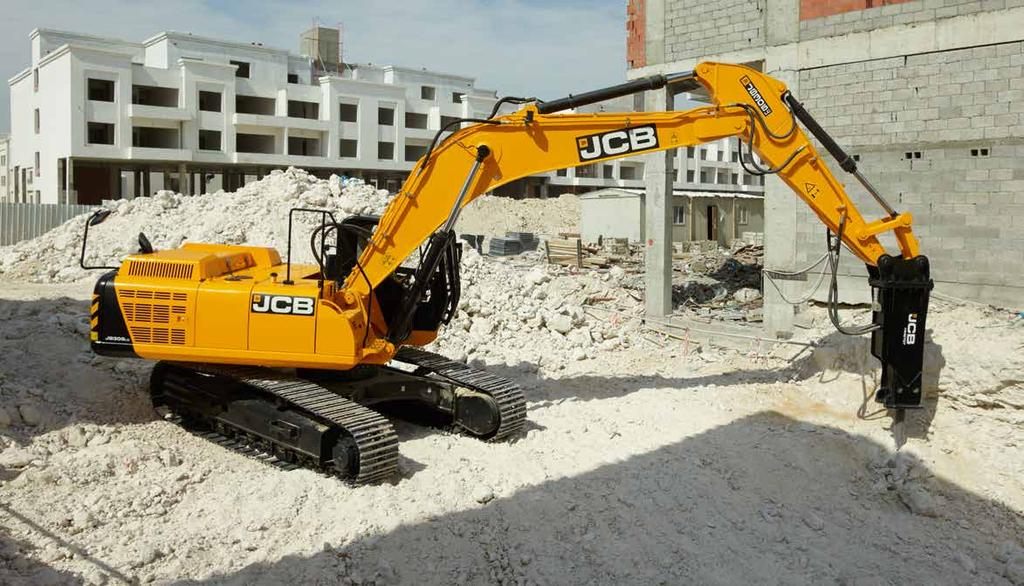 TRACKED EXCAVATOR JS305 LC Engine power: 165kW (221hp)