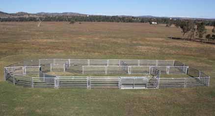 Identical to our cattle yard joining system our heavier sheep yard panels have our unique U shaped zinc plated cleat with a 19mm round hole to fit a