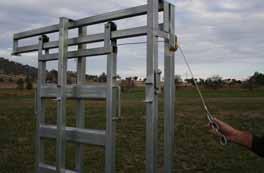 Drafting Pound Double Hinge Lock Up Gates & Frames Slide Gates The size of our drafting pound is dependent on the