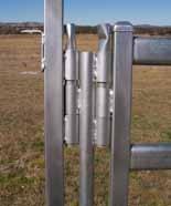 Our slide gates are a heavy-duty solid construction with 5-115 x 42 x 2mm oval rails in the gate and the frame is