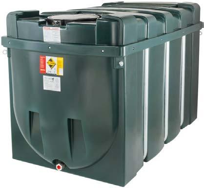 5") 1450mm (4' 7") 1250mm (4' 1") Capacity: 2500 Litres (549 gallons)