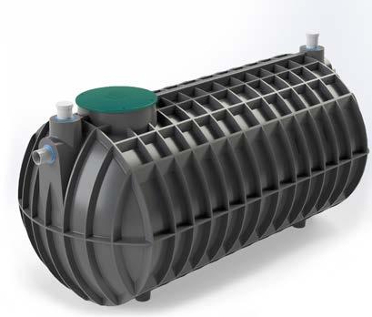 Our new fully pre-assembled sewerage system comes complete with baffle and fittings.