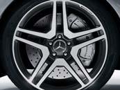 50.8 cm (20 inch) AMG light-alloy wheel, gloss black, polished spokes
