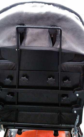 Backrest high adjustable lever Head stabilizers adjustable knob Backrest high adjustable knob Trunk stabilizers adjustable knob Trunk stabilizers adjustable knob Illustration 27.