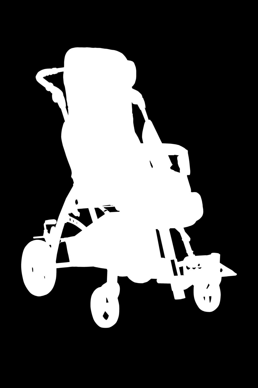 JACKO Streeter Semi adjustable lightweight comfort rehab-stroller