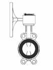BUTTERFLY VALVES Nitrile Liner Figure number: F611 50mm 44 3 PN16 Semi Lugged Butterfly valve 65mm 48 4 to EN 593 80mm 48 5 Aluminium Bronze disc, Nitrile liner 100mm 54 7-10 to 90 Deg C 125mm 57 8