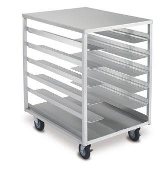 TVL Economy Tray Delivery Carts Stainless steel for the price of plastic carts TVL is a single door tray delivery cart with an all stainless steel modular